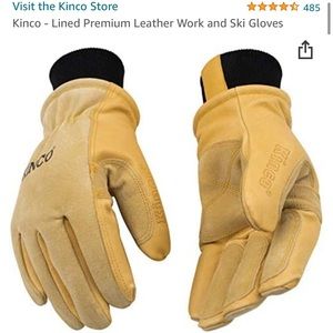 Kinco - Lined Premium Leather Work and Ski Gloves